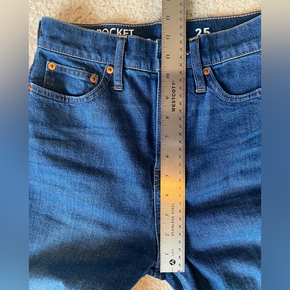 J. Crew five pocket wide-leg trouser jeans size 25 - Picture 5 of 8